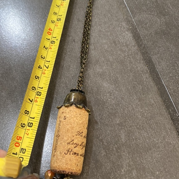 Handmade Wine cork necklace - Picture 6 of 6